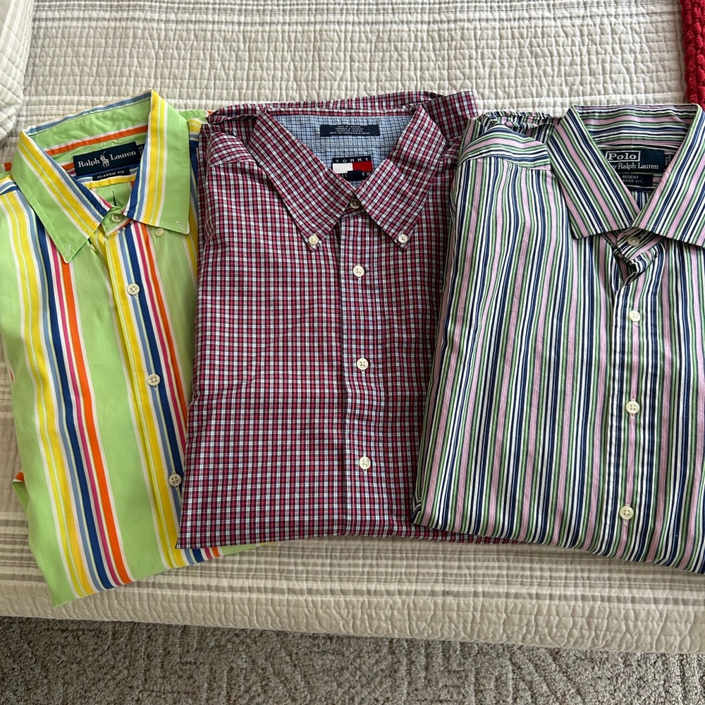 Tommy Hilfiger and Ralph Lauren Polo men’s XL bundle